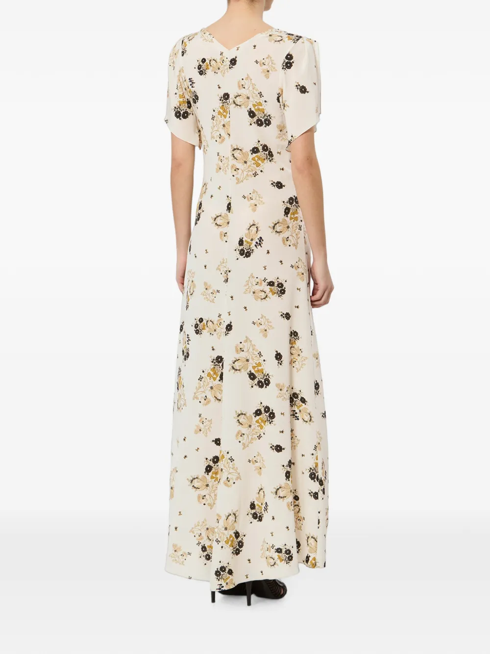 ISABEL MARANT Falja jurk Beige