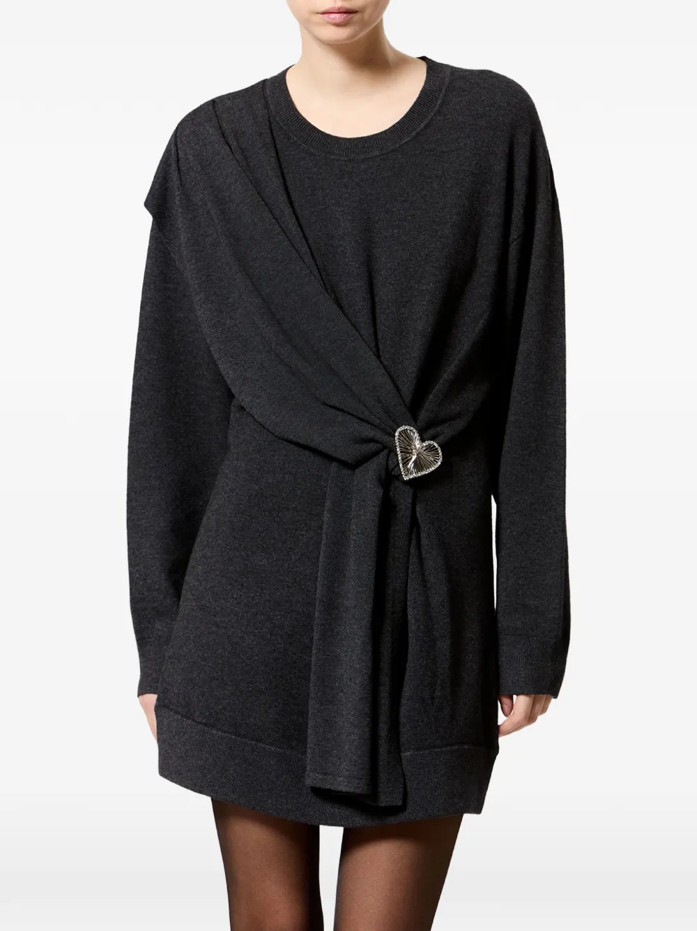 ISABEL MARANT Florisse jurk Grijs