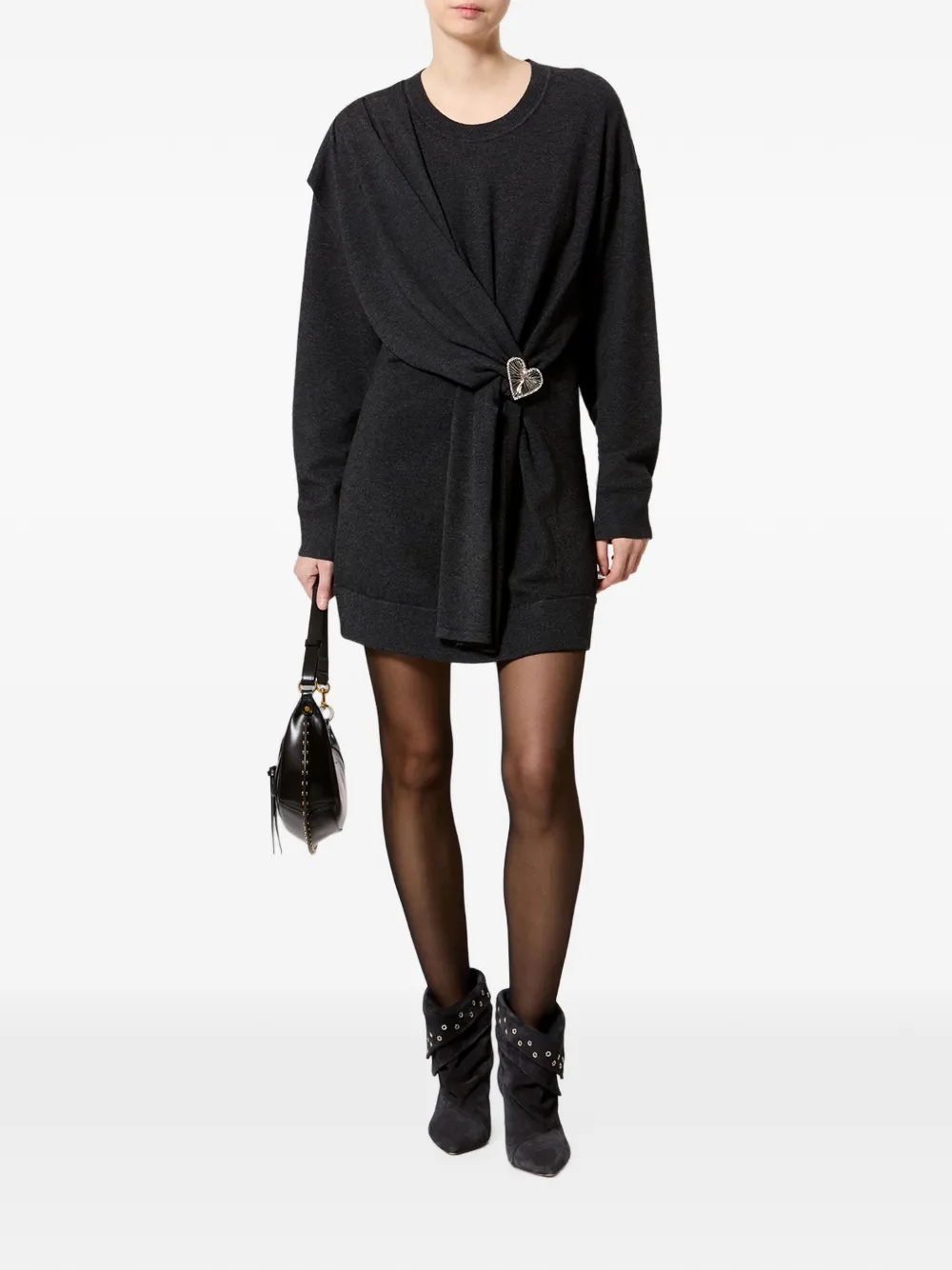 ISABEL MARANT Florisse jurk Grijs