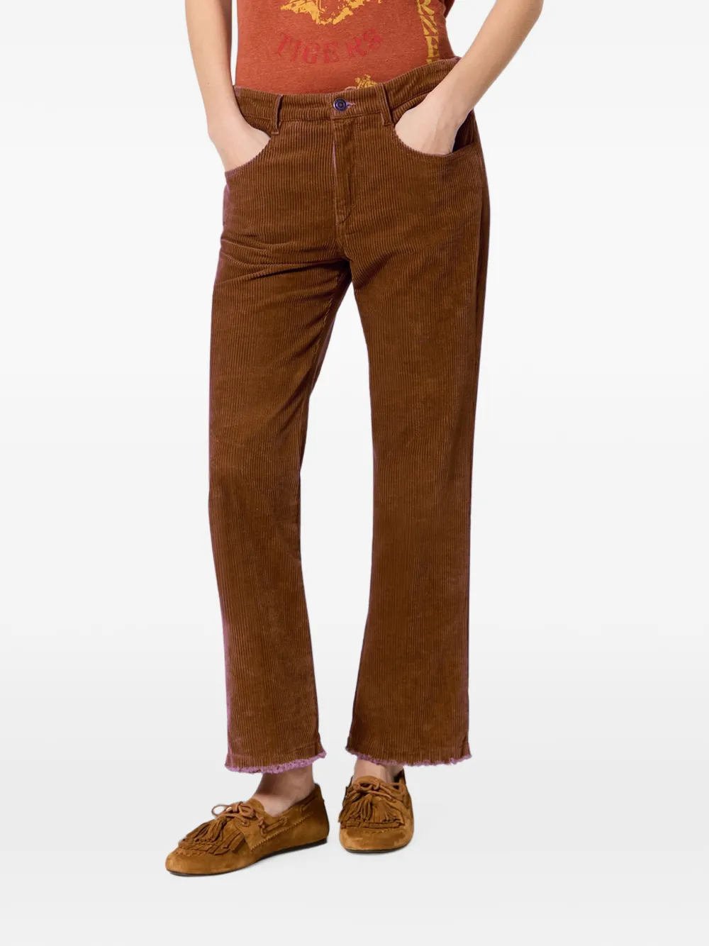 MARANT ÉTOILE Ruthie Trousers in Brown, view 3