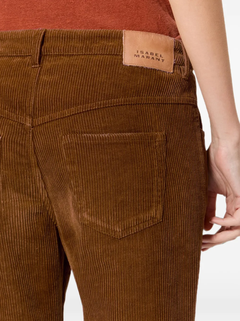 MARANT ÉTOILE Ruthie Trousers in Brown, view 5