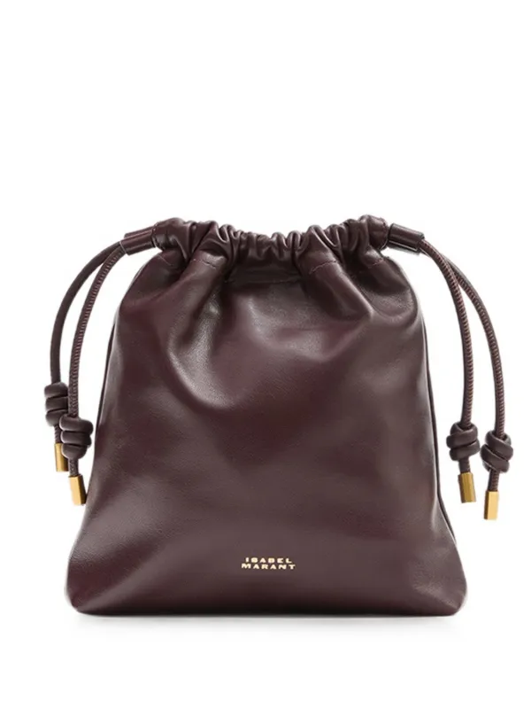 Isabel Marant Silven Mini Leather Bag in Red