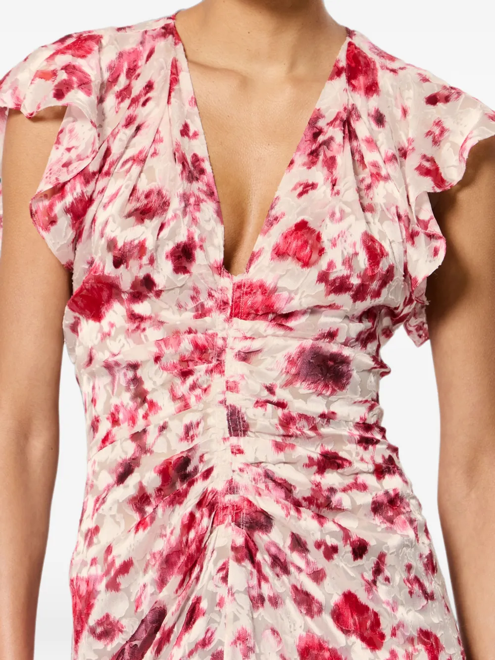 ISABEL MARANT Lyndsay jurk Roze