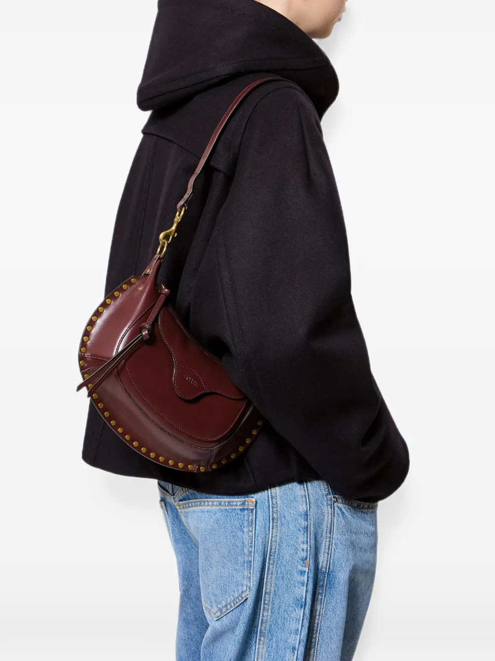ISABEL MARANT Moon Pocket schoudertas Rood