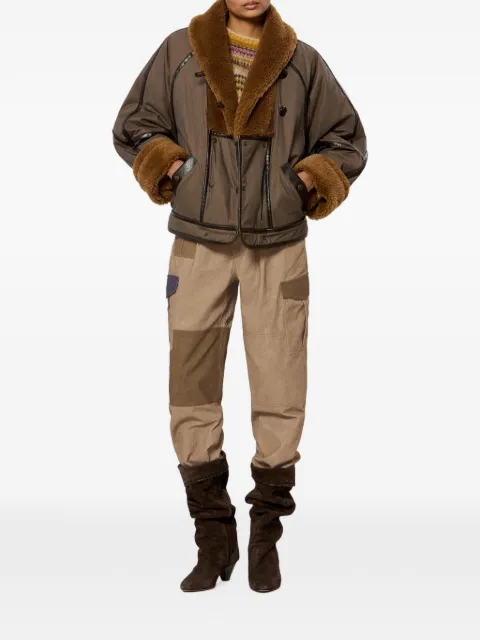 MARANT ÉTOILE pantalones cargo con diseño patchwork