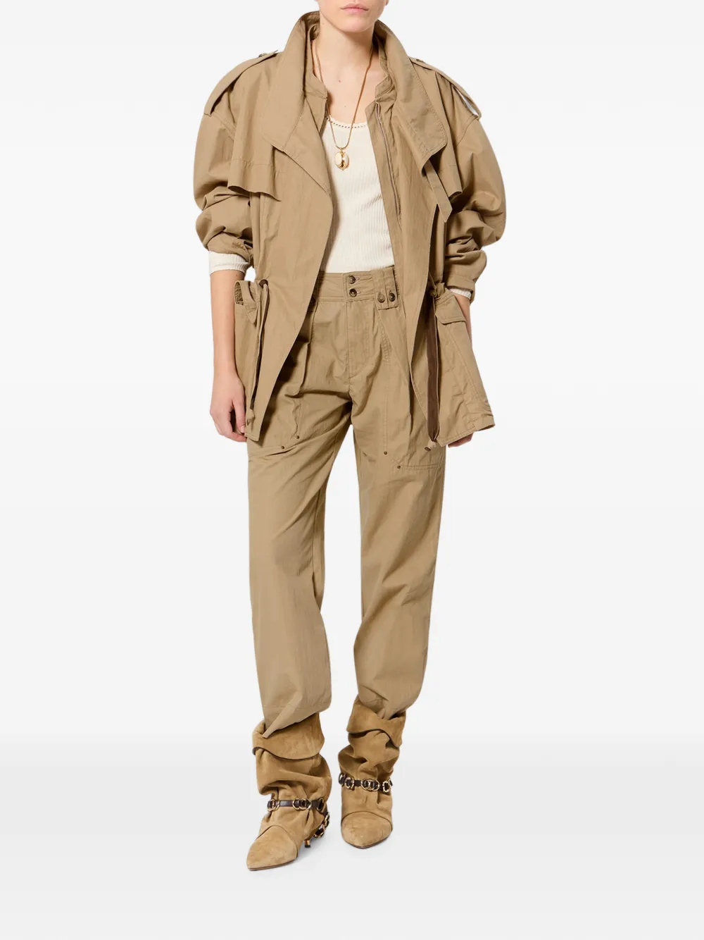 ISABEL MARANT Amandine broek Beige