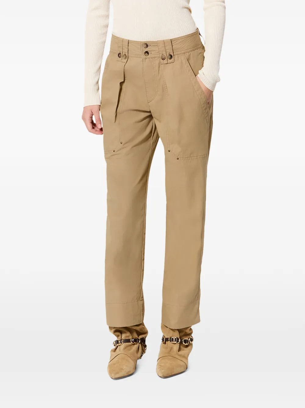 ISABEL MARANT Amandine broek Beige