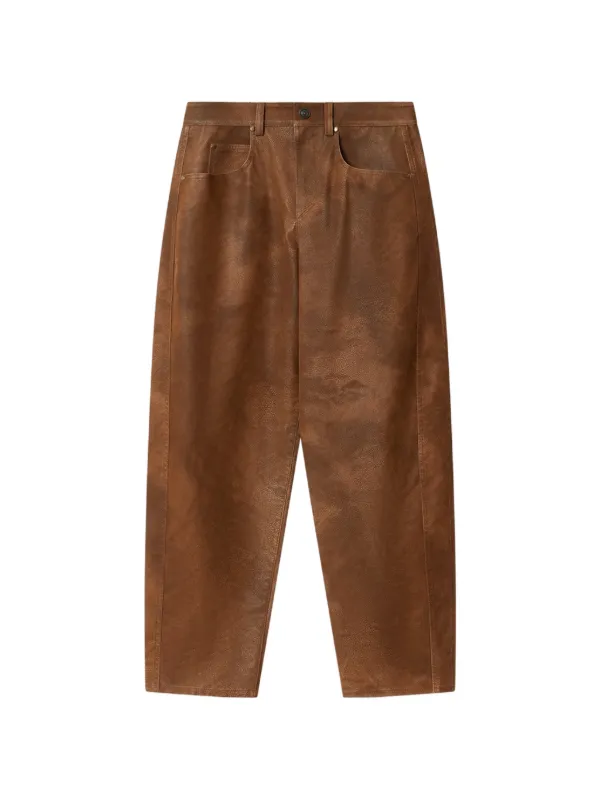 Marant Étoile Belky Barrel-fit Trousers in Brown