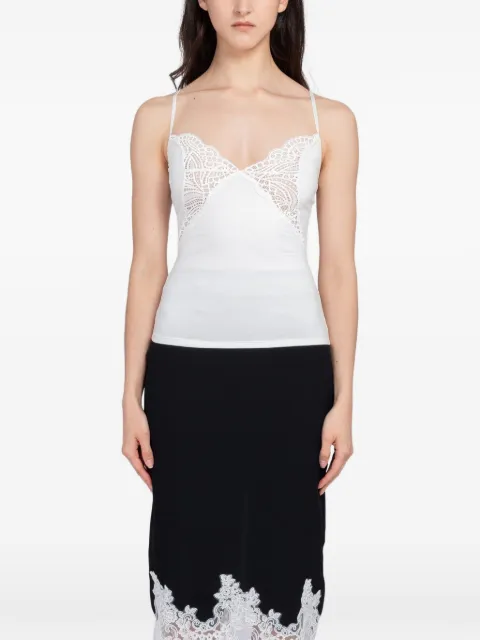 Beaufille Papillon Cami lace-trim top