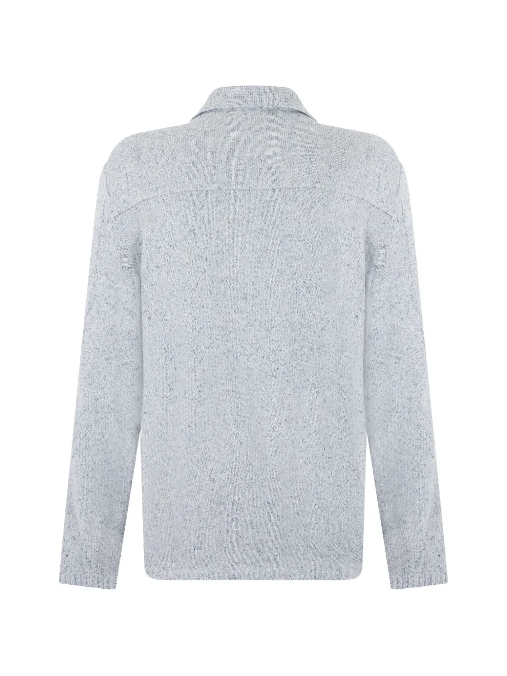 Fedeli Button-up vest met zak Grijs