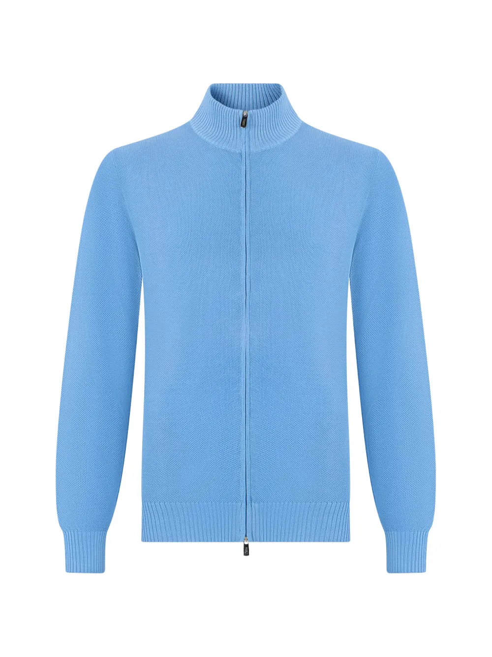 Fedeli zip-up high-neck cardigan - Blau