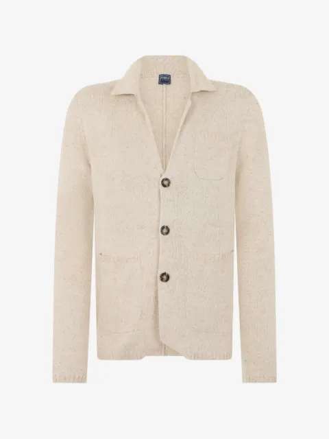 Fedeli button-up knit cardigan
