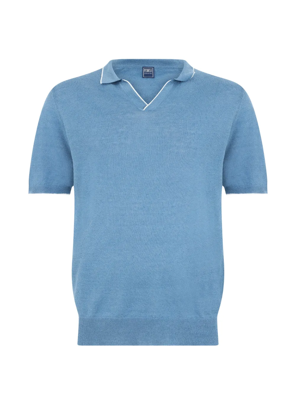 Fedeli contrast-trim T-shirt - Blu