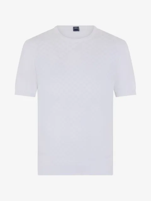 Fedeli textured short-sleeve T-shirt