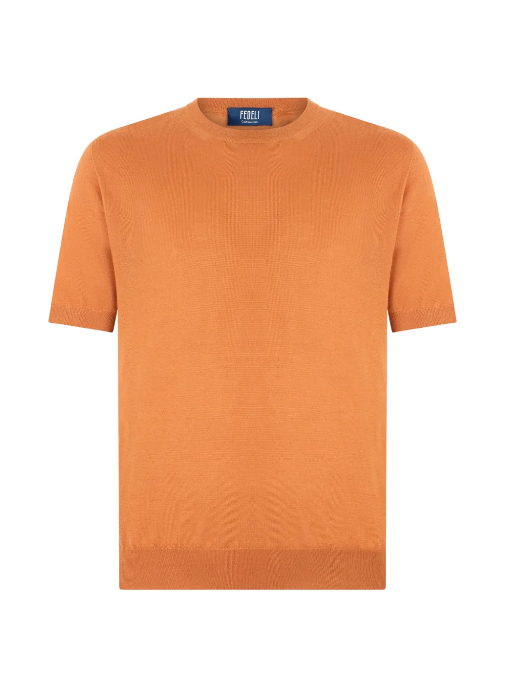 Fedeli round-neck short-sleeve T-shirt - Arancione