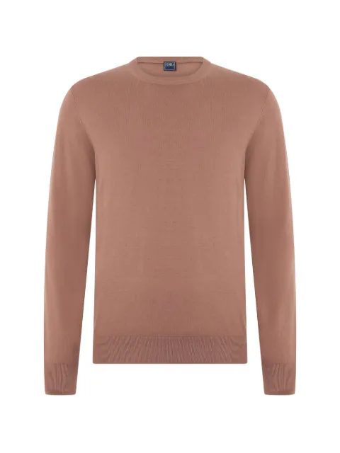 Fedeli round-neck cotton sweater