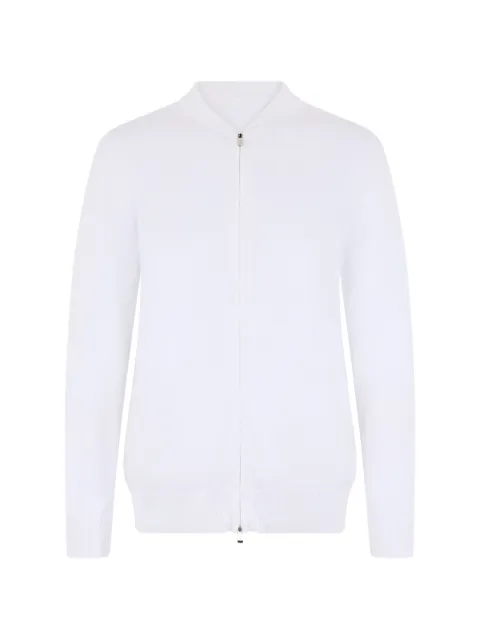 Fedeli zip-up cotton cardigan