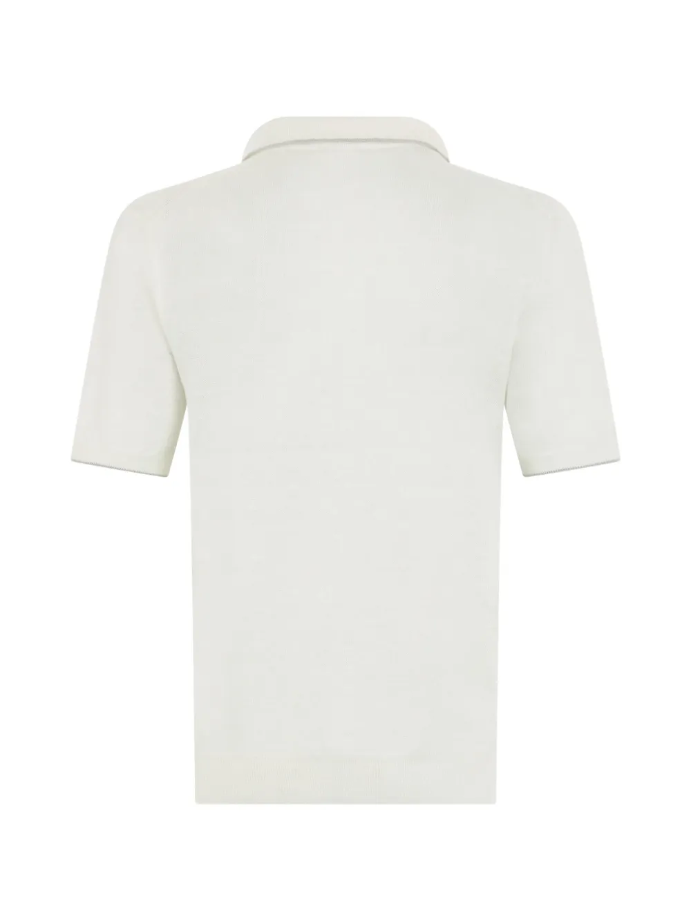Fedeli T-shirt met V-hals Wit