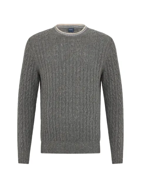 Fedeli jersey con cuello redondo y punto de ochos