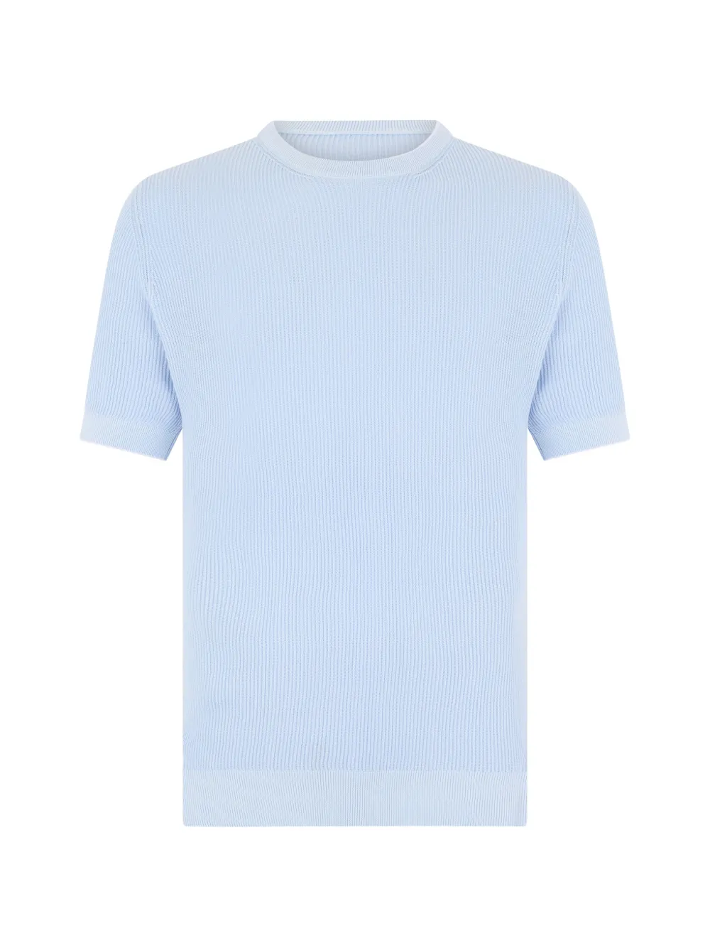 Fedeli crew-neck cotton T-shirt - Blu