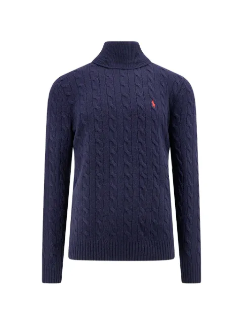 Polo Ralph Lauren cable-knit turtleneck sweater