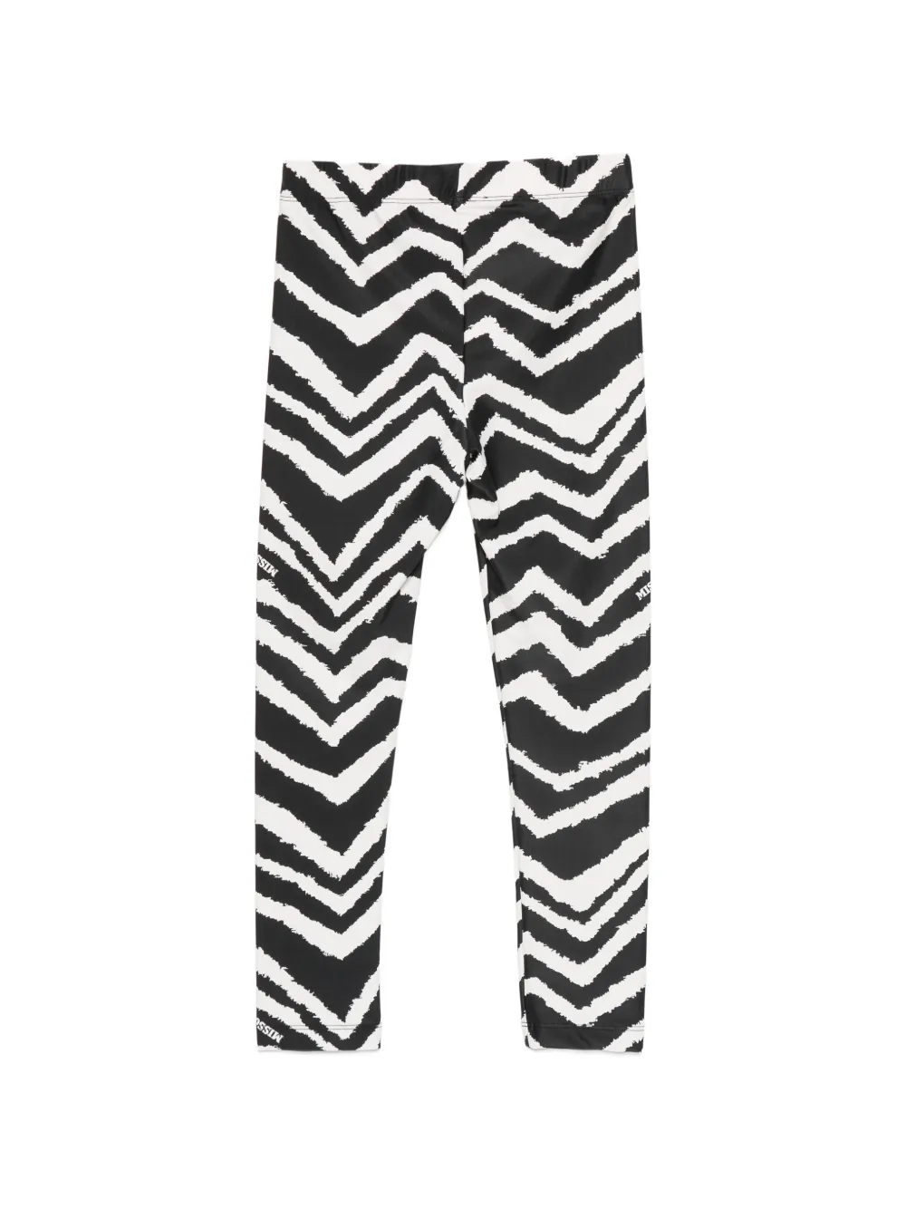 Missoni Kids Legging met zigzagprint Zwart