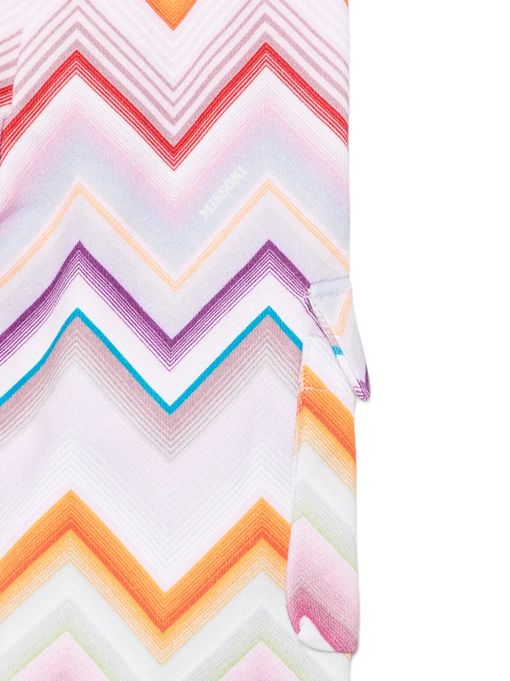 Missoni Kids Trainingsbroek met zigzag-patroon Wit