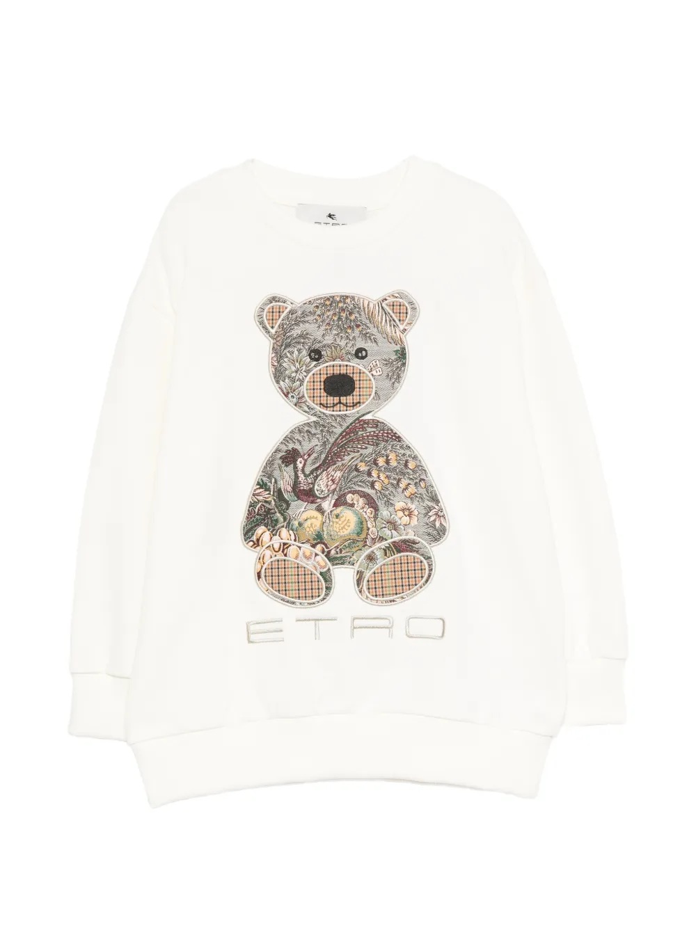 ETRO KIDS teddy-bear sweater - Toni neutri