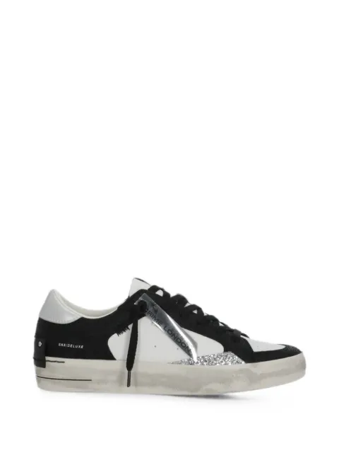 Crime London Skate Deluxe glitter-detail sneakers