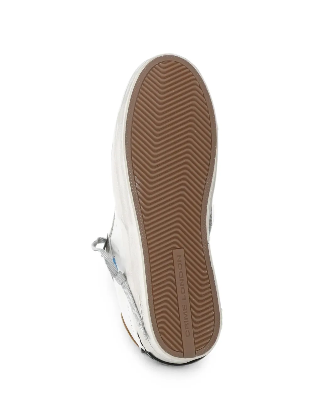 Crime London Sk8 Deluxe panelled sneakers Wit