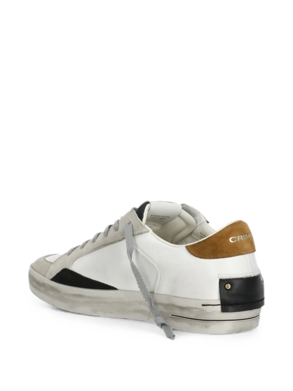 Crime London Sk8 Deluxe panelled sneakers Wit
