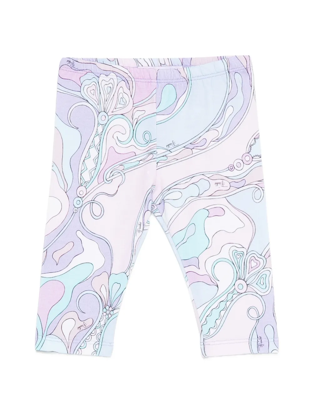 PUCCI Junior Iride-print trousers - Viola