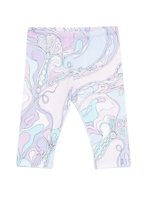 PUCCI Junior pantalones con estampado Iride