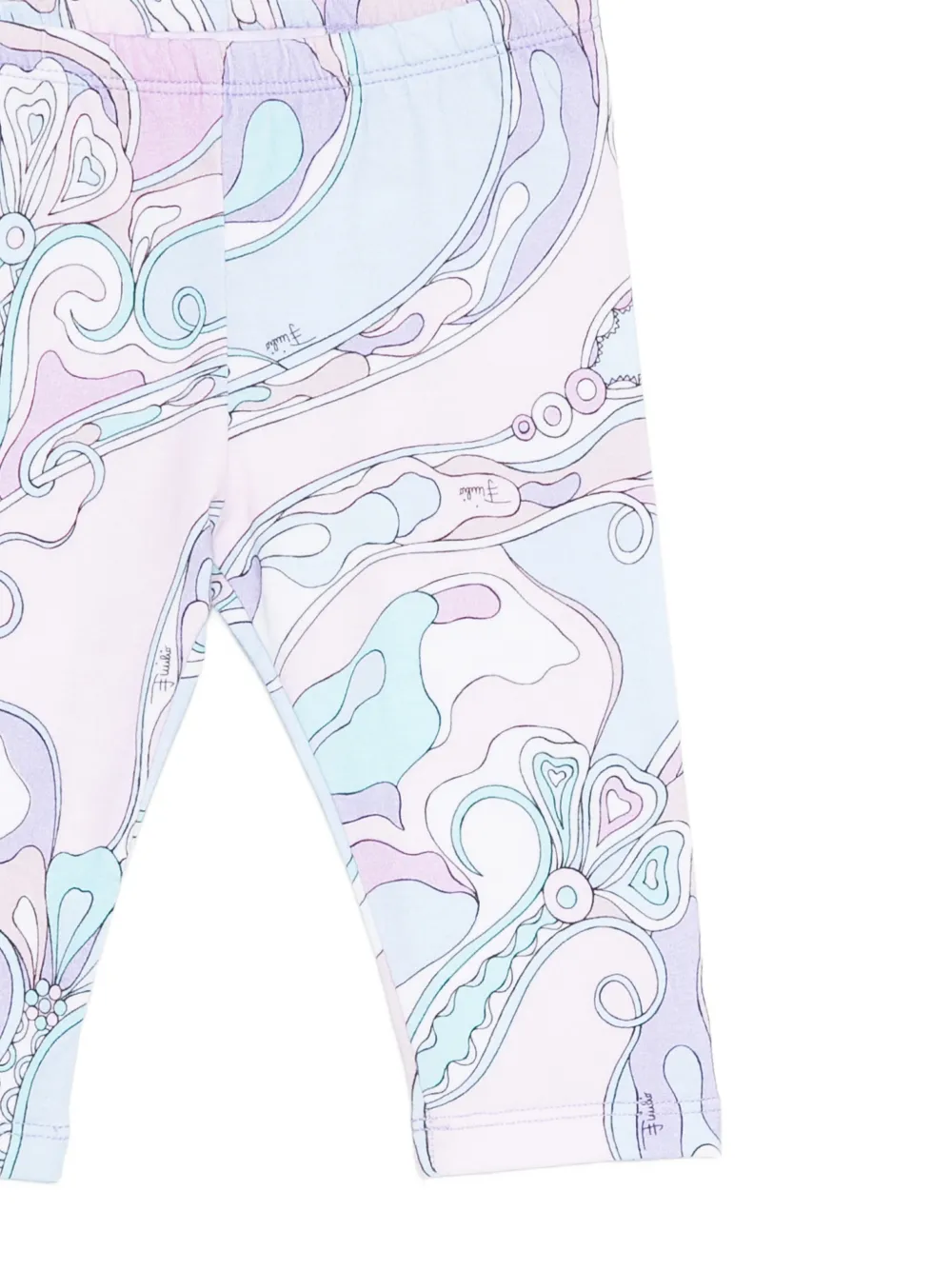  Pucci Junior Pantalones Con Estampado Iride - Morado 