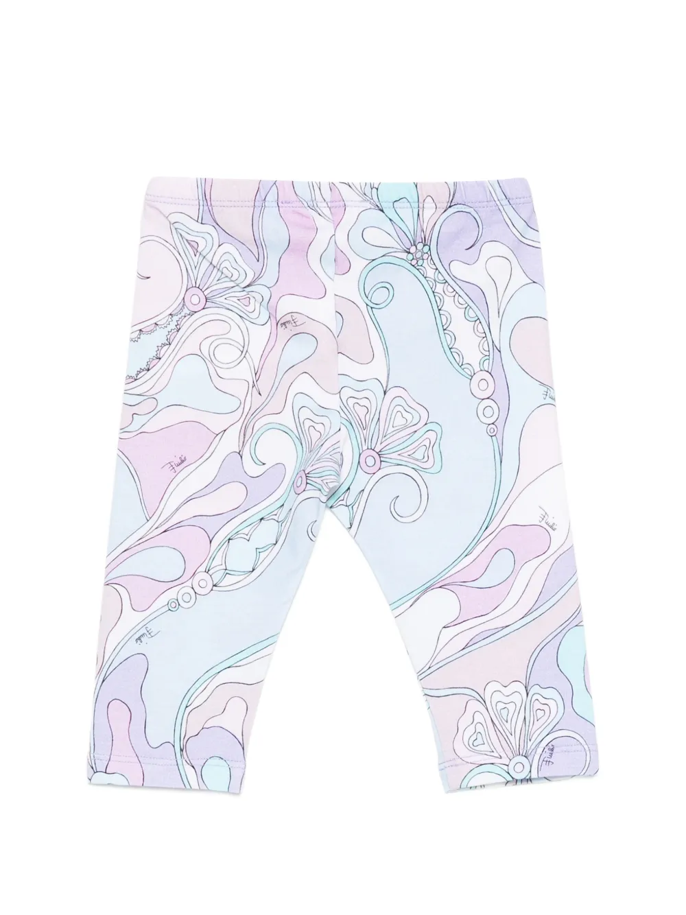  Pucci Junior Pantalones Con Estampado Iride - Morado 