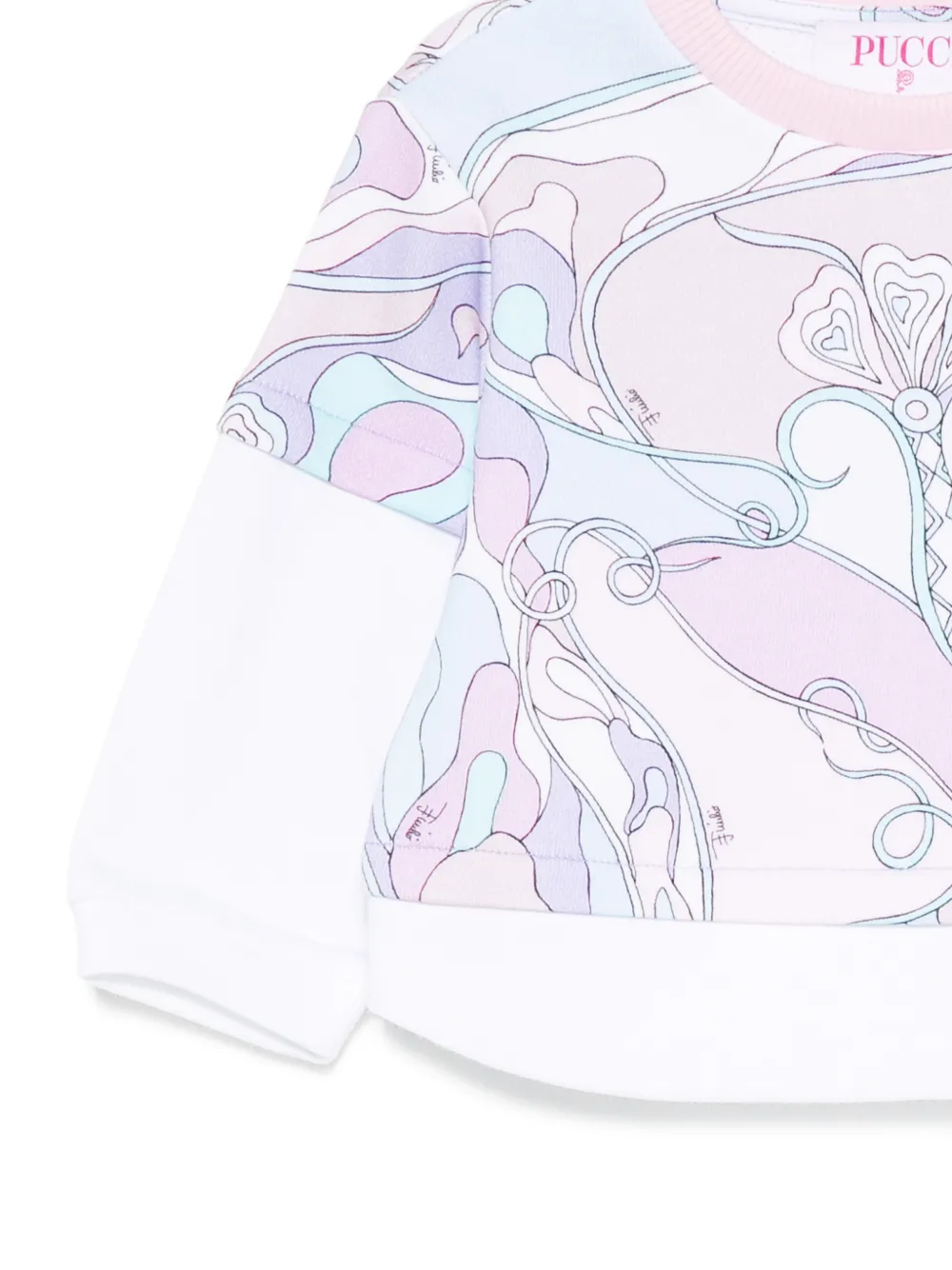 PUCCI Junior Trui met abstracte print Roze