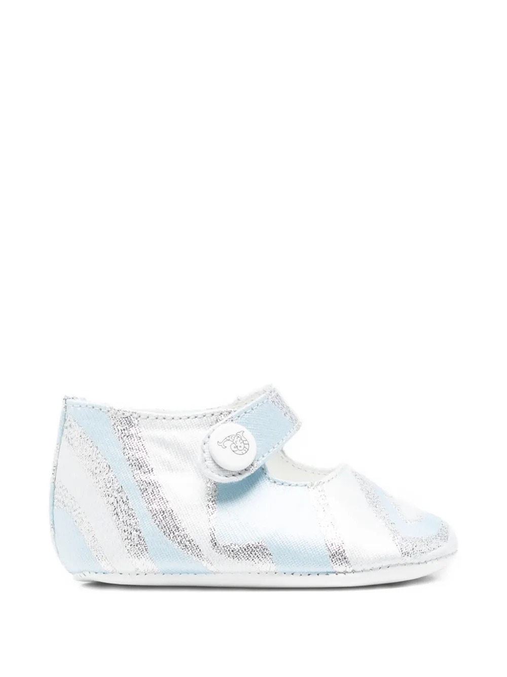 PUCCI Junior Iride-print ballet flats - Blu