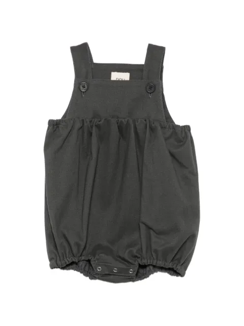 Douuod Kids button-fastening gathered dungaree
