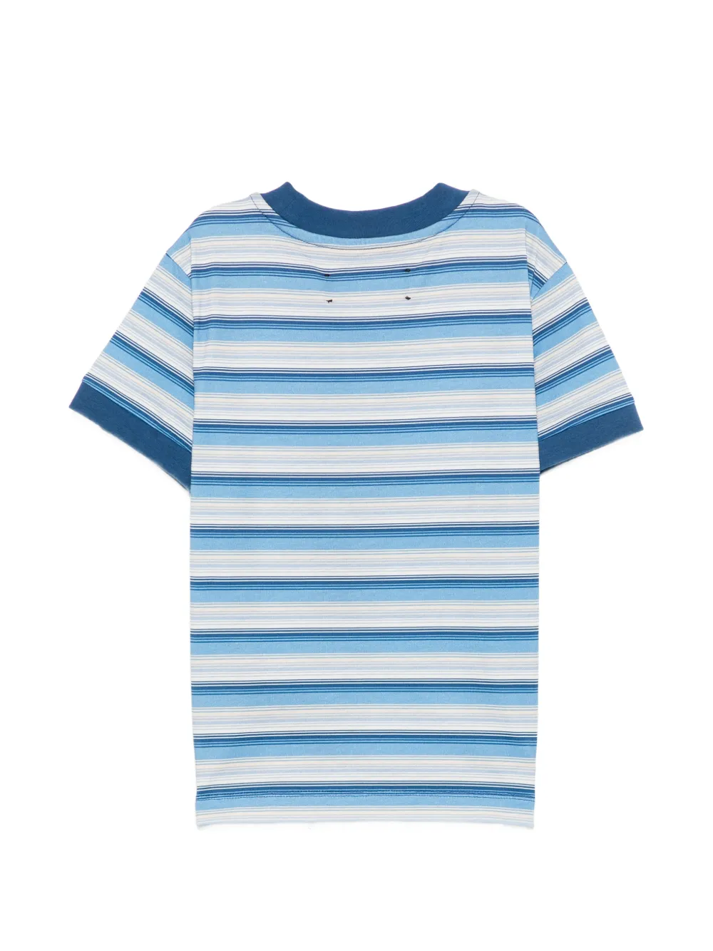 AMIRI KIDS T-shirt met geborduurd logo Blauw