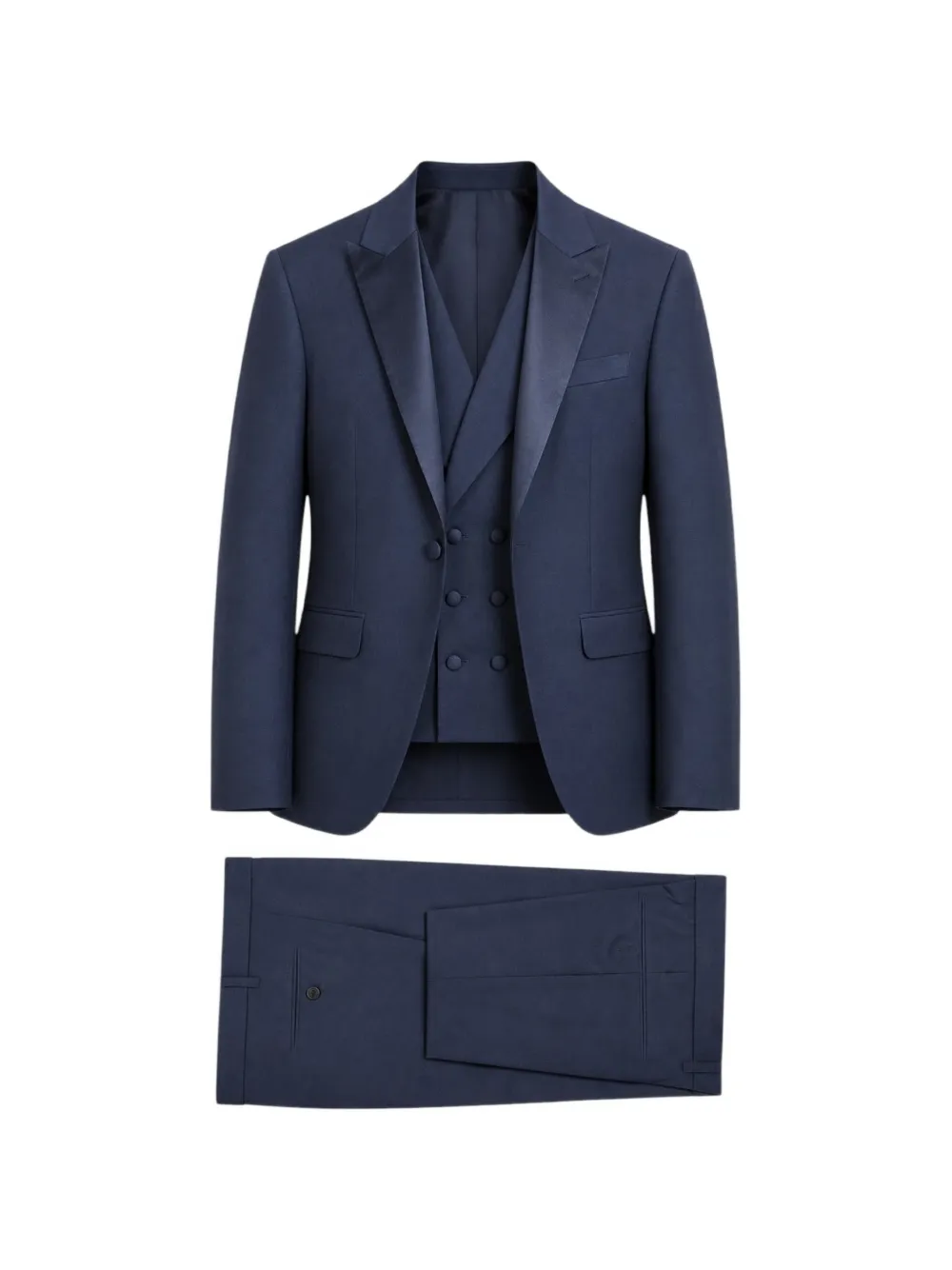 ETIEM TEXTIL S.L. peak-lapel three-piece suit - Blu