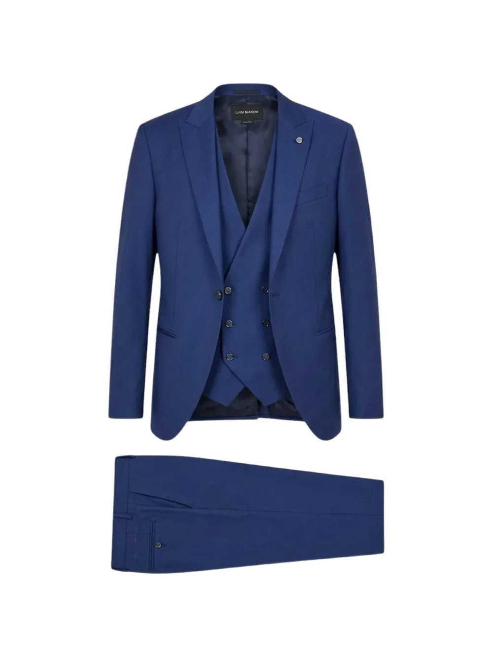 LUIGI BIANCHI MANTOVA three-piece suit - Blu