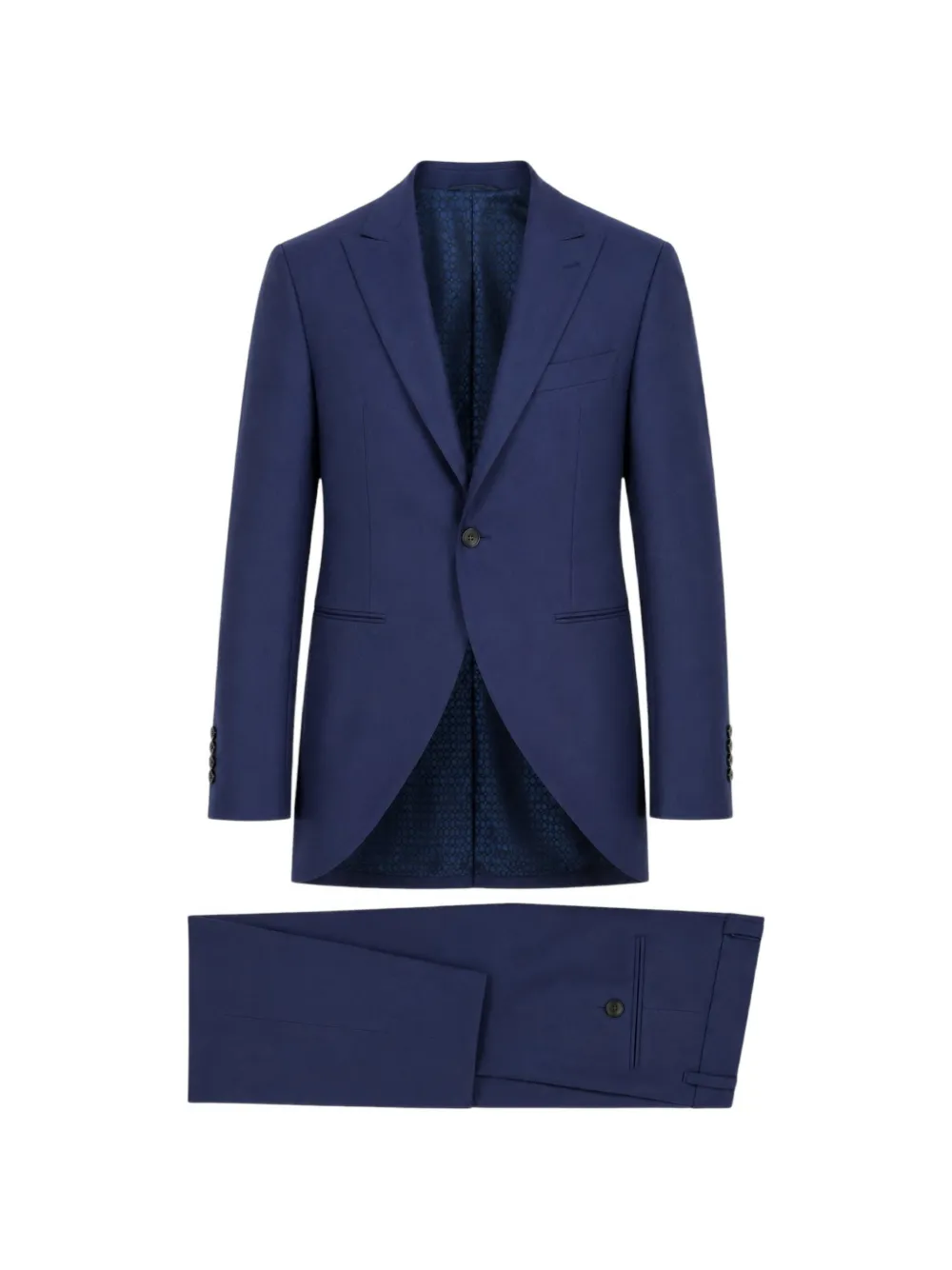 RAMON SANJURJO peak-lapel single-breasted suit - Blu