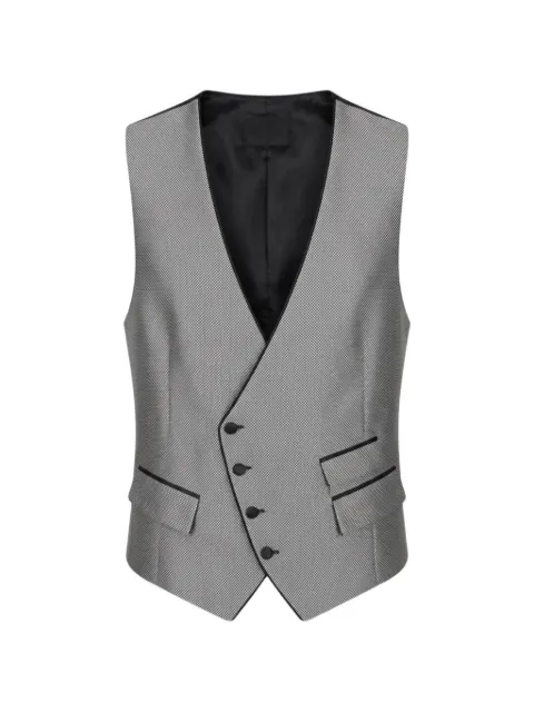 RAMON SANJURJO flap-pockets waistcoat