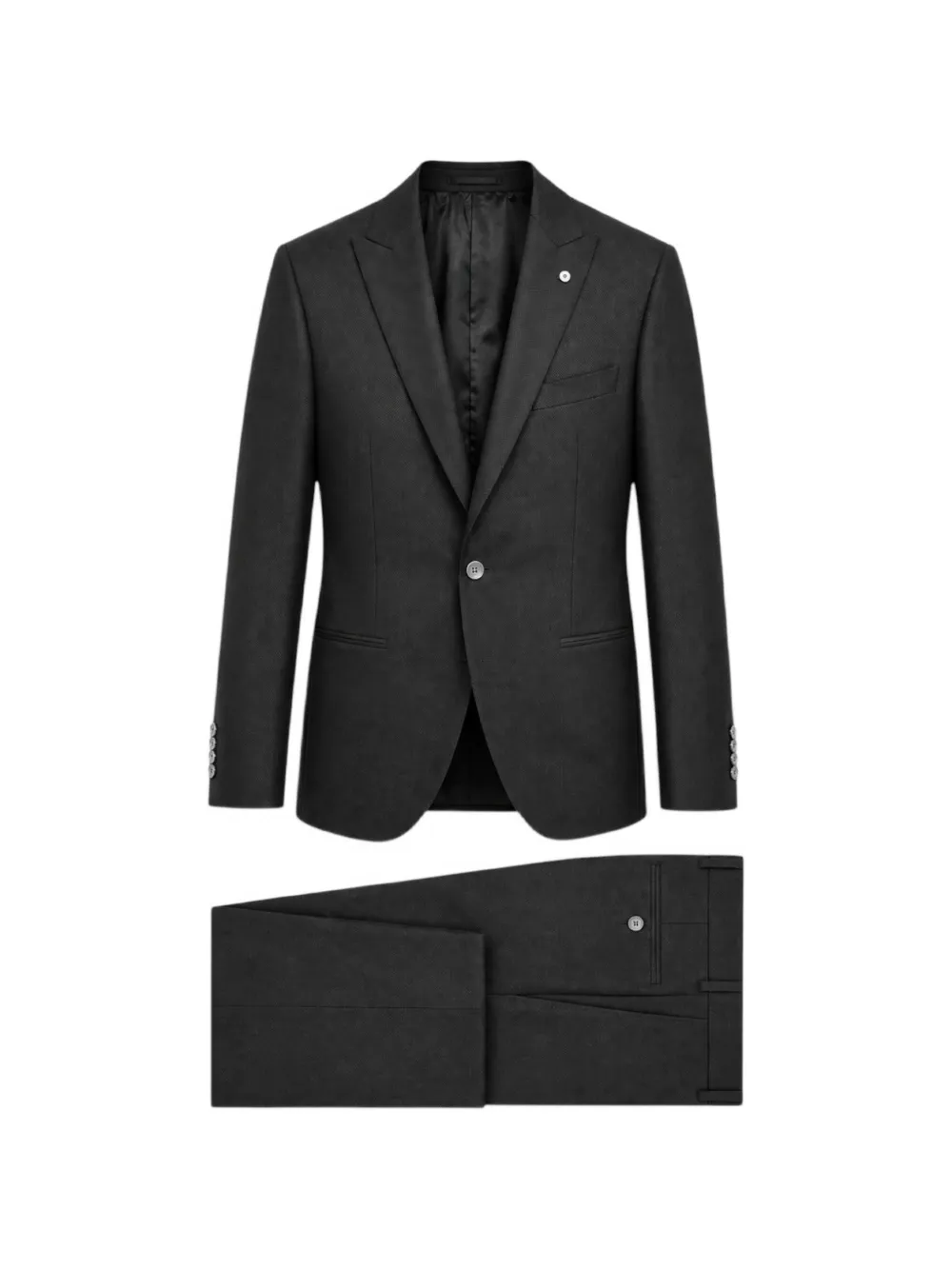 LUIGI BIANCHI MANTOVA single-breasted notch-lapel suit - Grigio