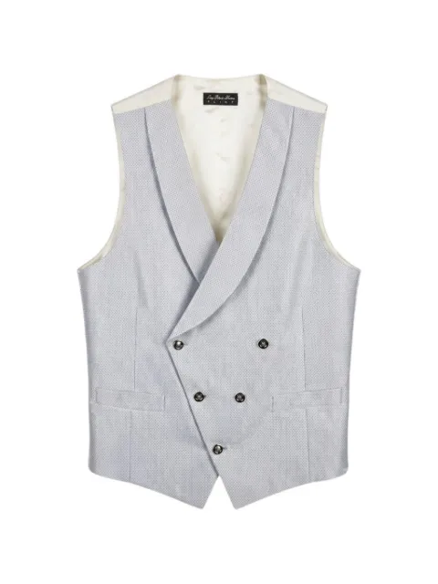 L.B.M. 1911 double-breasted micro-dot waistcoat