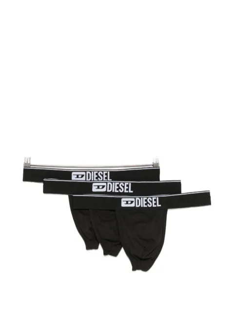Diesel logo-waistband briefs (set of three)