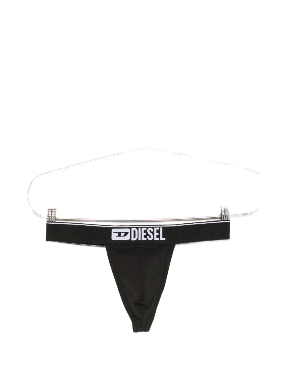 Diesel Drie boxershorts met logoband Zwart