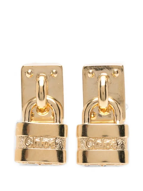Chloé Nini Paddington padlock-detail earrings