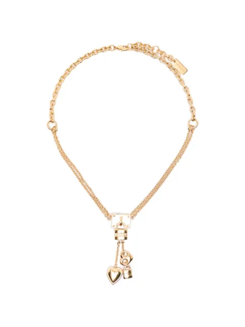 Chloé mini Paddington heart padlock-pendant necklace