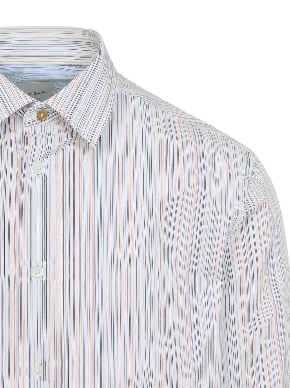 Paul Smith Gestreept katoenen overhemd Wit